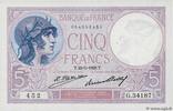 FRANKREICH 5 Francs FEMME CASQUÉE FRANKREICH 5 Francs FEMME CASQUÉE 1928 VZ+ -