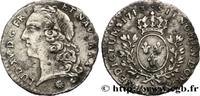 FRANKREICH Vingtième d'écu aux branches d’olivier, tête ceint LOUIS XV THE WELL-BELOVED Lyon 1743 (17,5mm, 1,42g, 6h) -