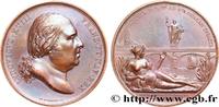 FRANKREICH Médaille, Construction du pont de Bordeaux PONTS 1821 (50mm, 65,88g, 12h) -