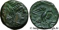 FRANKREICH Bronze “à l’aigle et au serpent” GALLIEN - CARNUTES (Region die Beauce) Chartres (28) c. avant 52 AC. (16mm, 3,55g, 12h) -