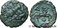 FRANKREICH Bronze à l’archer agenouillé et au petit cheval GALLIEN - BELGICA - BELLOVACI (Region die Beauvais) Beauvais (60) c. Ier siècle avant J.-C. (19mm, 1,93g, 3h) -