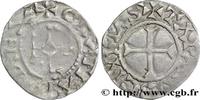FRANKREICH Denier KARL DER KAHLE UND MÜNZE AN SEINEM NAMEN Tours s.m. (20mm, 1,16g, 12h) -
