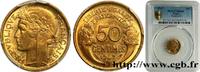 FRANKREICH 50 centimes Morlon VIERTE FRANZOSISCHE REPUBLIK 1947 (18mm, 2g, 6h) -