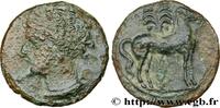 Classic 2 (400 BC to 350 BC) Unité de bronze ZEUGITANIEN - KARTHAGO Carthage, Zeugitane c. 400-350 AC. (16,5mm, 2,31g, 11h) -