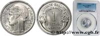 FRANKREICH 1 franc Morlon, légère VIERTE FRANZOSISCHE REPUBLIK 1957 (23mm, 1,30g, 6h) -