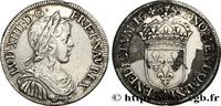 FRANKREICH Demi-écu, portrait à la mèche longue LOUIS XIV THE SUN KING Paris 1648 (33mm, 13,75g, 6h) -