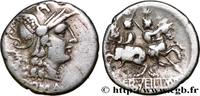 THE REPUBLIC (280 BC to 27 BC) Denier SERVILIA Rome 136 AC. (18mm, 3,77g, 7h) -