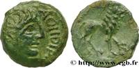 FRANKREICH Bronze AOIIDIACI / A.HIR.IMP au lion REMI / CARNUTES, Unspecified c. 45-30 AC (15,5mm, 2,52g, 9h) -