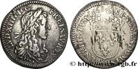 FRANKREICH Douzième d'écu, portrait apollinien LOUIS XIV THE SUN KING Aix-en-Provence 1663 (21mm, 2,26g, 6h) -