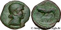 FRANKREICH Bronze GERMANVS INDVTILLI au taureau (Quadrans) GALLIEN - BELGICA - REMI (Region die Reims) Reims (51) c. 10 AC. (17mm, 2,71g, 3h) -