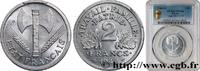 FRANKREICH 2 francs Francisque ETAT FRANÇAIS Beaumont-Le-Roger 1944 (27,02mm, 2,2g, 6h) -