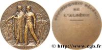 FRANKREICH Médaille, Centenaire de l’Algérie ALGÉRIE - TROISIÈME RÉPUBLIQUE 1930 (60,5mm, 88,6g, 12h) -