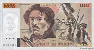 FRANKREICH 100 Francs DELACROIX imprimé en continu FRANKREICH 100 Francs DELACROIX imprimé en continu 1990 ST -