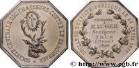 FRANKREICH CHASSEURS CONTRE LE BRACONNAGE SOCIÉTÉS D'AGRICULTURE, HORTICULTURE, PÊCHE ET CHASSE 1889 (36,5mm, 20,41g, 12h) -