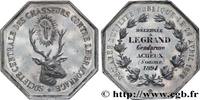 FRANKREICH CHASSEURS CONTRE LE BRACONNAGE SOCIÉTÉS D'AGRICULTURE, HORTICULTURE, PÊCHE ET CHASSE 1894 (36,5mm, 19,64g, 12h) -