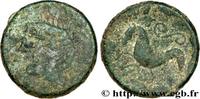 FRANKREICH Bronze au cheval, imité des statères arvernes GALLIEN - SÜDWESTGALLIEN - VOLCÆ ARECOMICI (Region die Nîmes) (18,5mm, 4,82g, 9h) -