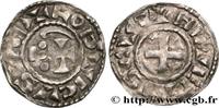 FRANKREICH Denier immobilisé au nom de Louis IV NIVERNAIS - COMTÉ DE NEVERS - MONNAYAGE IMMOBILISÉ AU NOM DE LOUIS IV D'OUTREMER Nevers n.d. (20,5mm, 1,29g, 9h) -
