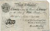 ENGLAND 5 Pounds ENGLAND 5 Pounds 1922 fSS -
