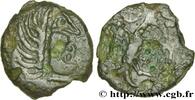 FRANKREICH Bronze à l’aigle et à la rouelle, tête à droite GALLIEN - CARNUTES (Region die Beauce) Chartres (28) c. 52 AC. (15mm, 2,15g, 5h) -
