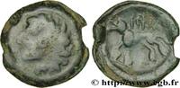 FRANKREICH Bronze SNIA au loup GALLIEN - CARNUTES (Region die Beauce) Chartres (28) après 52 AC. (18,5mm, 3,36g, 6h) -