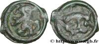 FRANKREICH Potin au guerrier courant et “à l’élan” GALLIEN - BELGICA - REMI (Region die Reims) Reims (51) c. 90-50 AC. (19,5mm, 4,32g, 12h) -