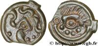 FRANKREICH Potin au sanglier, au torque et aux globules GALLIEN - BELGICA - SUESSIONES (Region die Soissons) c. 60-30 AC. (19mm, 3,28g, 9h) -