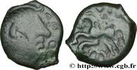 FRANKREICH Bronze VIIRICIVS, classe III GALLIEN - BELGICA - PAGUS CATUSLUGI - Das Heiligtum des BOIS L'ABBÉ (Seine-Maritime) c. 50-40 AC. (15mm, 2,64g, 12h) -