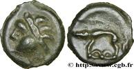 FRANKREICH Potin à la tête d’indien, classe Ia GALLIEN - BELGICA - REMI (Region die Reims) Reims (51) c. 180-150 AC. (18,5mm, 3,13g, 3h) -