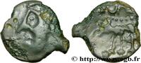 FRANKREICH Bronze au loup, tête à gauche GALLIEN - CARNUTES (Region die Beauce) Chartres (28) c. 60-40 AC. (14,5mm, 2,52g, 12h) -