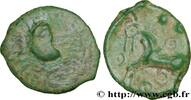FRANKREICH Bronze au cheval et aux annelets GALLIEN - BELGICA - REMI (Region die Reims) c. 60-50 AC. (14,5mm, 1,10g, 3h) -