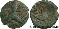 FRANKREICH Bronze au personnage courant, à l’astre rayonnant GALLIEN - BELGICA - BELLOVACI (Region die Beauvais) Beauvais (60) c. Ier siècle avant J.-C. (15mm, 2,17g, 3h) -