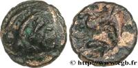 FRANKREICH Quart de statère “aux segments de cercles”, cheval GALLIEN - BELGICA - REMI (Region die Reims) Reims (51) c. 80-50 AC. (11,5mm, 1,28g, h) -