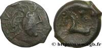FRANKREICH Bronze au cheval et aux annelets GALLIEN - BELGICA - REMI (Region die Reims) c. 60-50 AC. (13,5mm, 2,06g, 6h) -