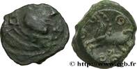 FRANKREICH Bronze au cheval et aux annelets GALLIEN - BELGICA - REMI (Region die Reims) c. 60-50 AC. (13,5mm, 2,03g, 6h) -