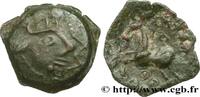 FRANKREICH Bronze au cheval et aux annelets GALLIEN - BELGICA - REMI (Region die Reims) c. 60-50 AC. (15mm, 2,05g, 12h) -