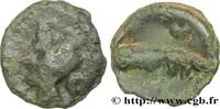 FRANKREICH Potin dégénéré aux croissants LOIRE MOYENNE c. 60-40 AC. (17mm, 2,79g, 3h) -