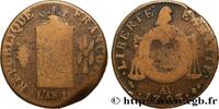FRANKREICH 2 sols dit à la table de loi NATIONALKONVENT Metz 1793 (32mm, 22,15g, 6h) -