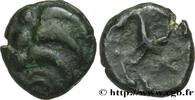 FRANKREICH Quart de statère “aux segments de cercles”, cheval GALLIEN - BELGICA - REMI (Region die Reims) Reims (51) c. 80-50 AC. (11,5mm, 1,20g, 2h) -