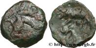 FRANKREICH Bronze au loup, tête à gauche GALLIEN - CARNUTES (Region die Beauce) Chartres (28) c. 60-40 AC. (16,5mm, 3,24g, 12h) -