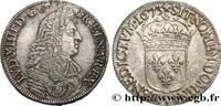 FRANKREICH Écu, portrait à la cravate courte LOUIS XIV THE SUN KING Bayonne 1673 (38,5mm, 27,04g, 6h) -
