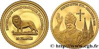 DEMOKRATISCHE REPUBLIK KONGO 20 Francs Benoît XVI Proof DEMOKRATISCHE REPUBLIK KONGO 2005 (14mm, 1,24g, 12h) -