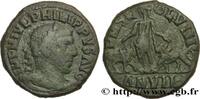 THE MILITARY CRISIS(235 AD to 284 AD) Sesterce PHILIPPUS I. ARABS Viminacium, Mésie Supérieure 245-246 (28,5mm, 21,72g, 7h) -