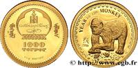 MONGOLEI 1000 Tögrög Proof année du singe MONGOLEI 2016 (11mm, 0,50g, 12h) -