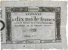 FRANKREICH 10000 Francs FRANKREICH 10000 Francs 1795 fVZ -
