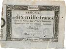 FRANKREICH 10000 Francs FRANKREICH 10000 Francs 1795 fVZ -