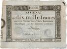 FRANKREICH 10000 Francs FRANKREICH 10000 Francs 1795 fVZ -