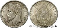 FRANKREICH 1 franc Napoléon III, tête laurée ZWEITES KAISERREICH Strasbourg 1867 (23mm, 5,00g, 6h) -