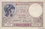 FRANKREICH 5 Francs FEMME CASQUÉE FRANKREICH 5 Francs FEMME CASQUÉE 1920 VZ -