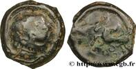 FRANKREICH Bronze au cheval et aux trois annelets GALLIEN - BITURIGES CUBI (Region die Bourges) Bourges (18) c. 60-50 AC. (17mm, 3,57g, 9h) -