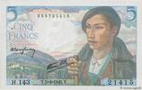 FRANKREICH 5 Francs BERGER FRANKREICH 5 Francs BERGER 1945 fST -
